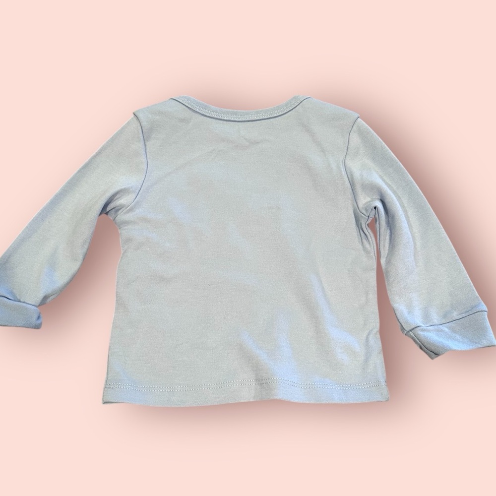 NWT Baby Nike Light Blue Baby Two-Piece Set with 'Just Do It' Graphic Size 9 Mon - Picture 9 of 9